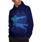 Sagittarius Horoscope Sign Print Pullover Hoodie