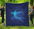 Sagittarius Horoscope Sign Print Quilt