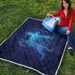 Sagittarius Horoscope Sign Print Quilt