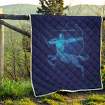 Sagittarius Horoscope Sign Print Quilt