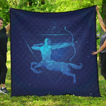 Sagittarius Horoscope Sign Print Quilt