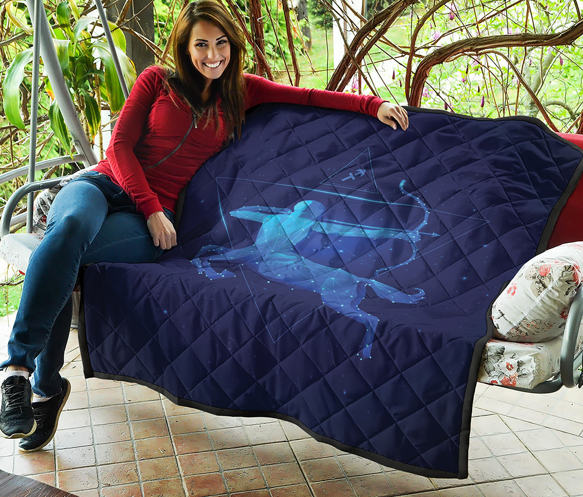 Sagittarius Horoscope Sign Print Quilt
