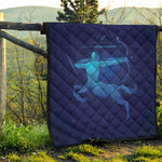 Sagittarius Horoscope Sign Print Quilt