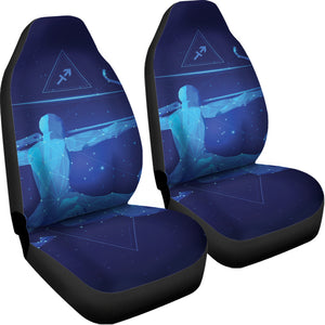 Sagittarius Horoscope Sign Print Universal Fit Car Seat Covers