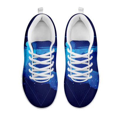 Sagittarius Horoscope Sign Print White Sneakers