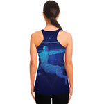 Sagittarius Horoscope Sign Print Women's Racerback Tank Top