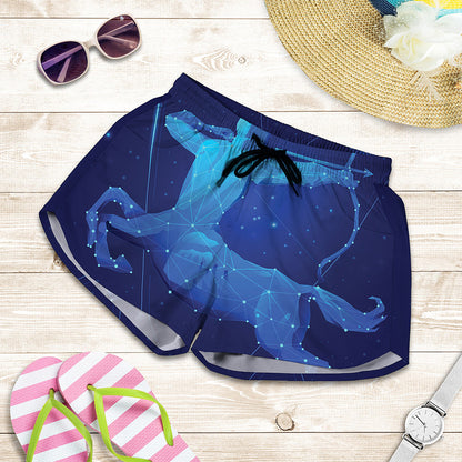 Sagittarius Horoscope Sign Print Women's Shorts