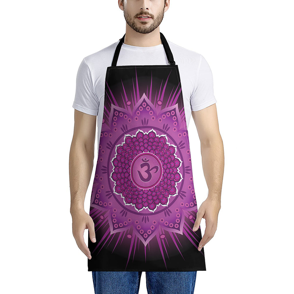 Sahasrara Chakra Mandala Print Apron