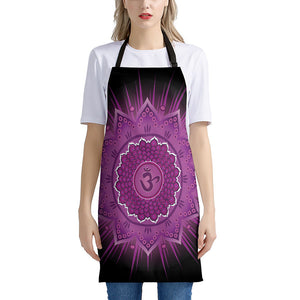 Sahasrara Chakra Mandala Print Apron