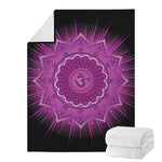 Sahasrara Chakra Mandala Print Blanket