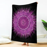 Sahasrara Chakra Mandala Print Blanket