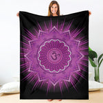 Sahasrara Chakra Mandala Print Blanket