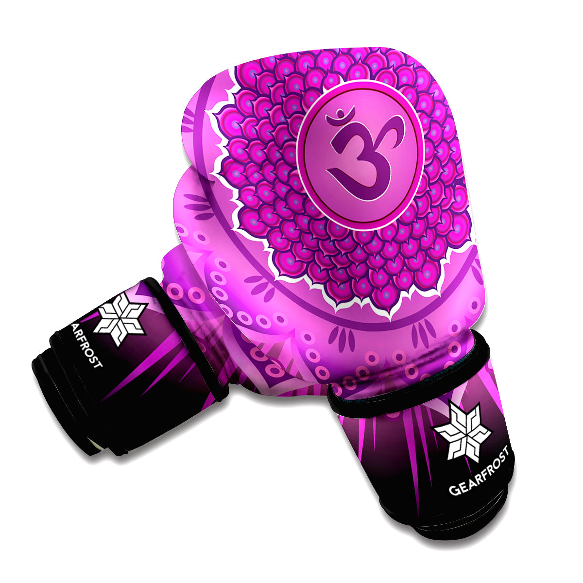 Sahasrara Chakra Mandala Print Boxing Gloves