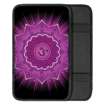 Sahasrara Chakra Mandala Print Car Center Console Cover