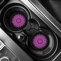 Sahasrara Chakra Mandala Print Car Coasters