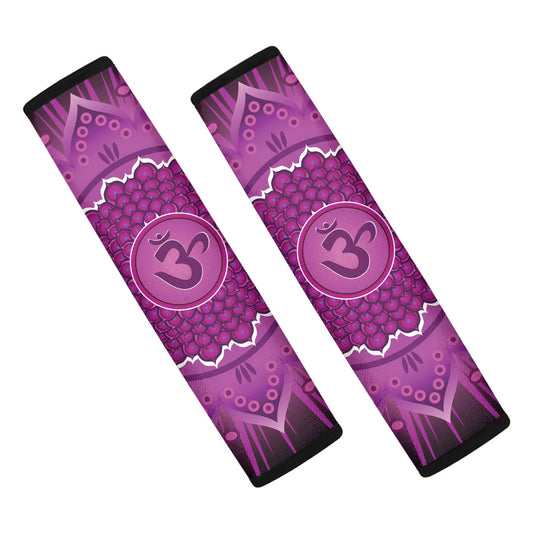 Sahasrara Chakra Mandala Print Car Seat Belt Covers