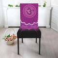 Sahasrara Chakra Mandala Print Dining Chair Slipcover