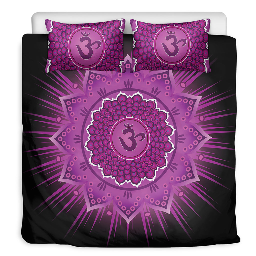 Sahasrara Chakra Mandala Print Duvet Cover Bedding Set