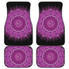 Sahasrara Chakra Mandala Print Front and Back Car Floor Mats