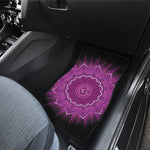 Sahasrara Chakra Mandala Print Front and Back Car Floor Mats