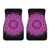 Sahasrara Chakra Mandala Print Front Car Floor Mats