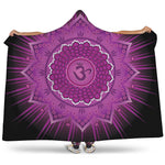 Sahasrara Chakra Mandala Print Hooded Blanket