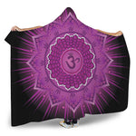 Sahasrara Chakra Mandala Print Hooded Blanket