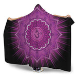 Sahasrara Chakra Mandala Print Hooded Blanket
