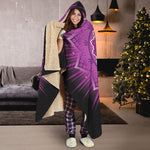 Sahasrara Chakra Mandala Print Hooded Blanket