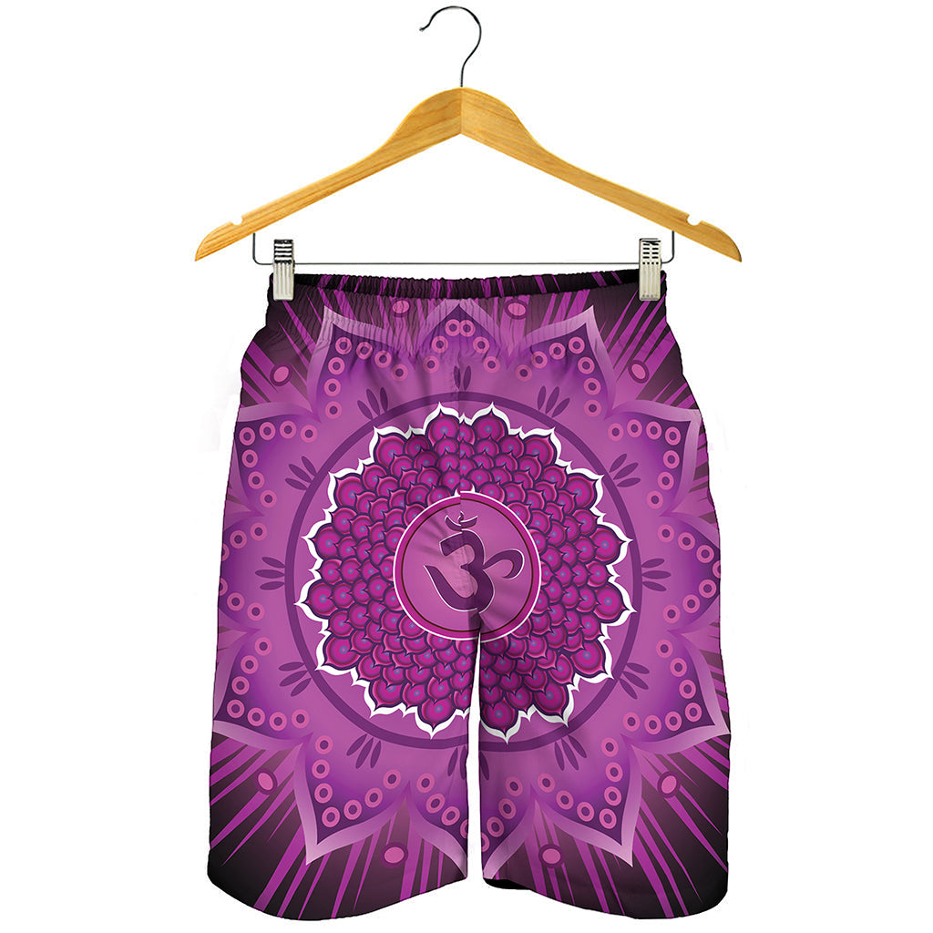 Sahasrara Chakra Mandala Print Men's Shorts