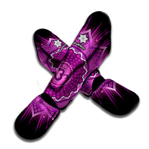 Sahasrara Chakra Mandala Print Muay Thai Shin Guard