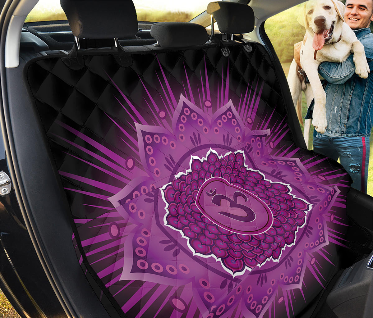Sahasrara Chakra Mandala Print Pet Car Back Seat Cover