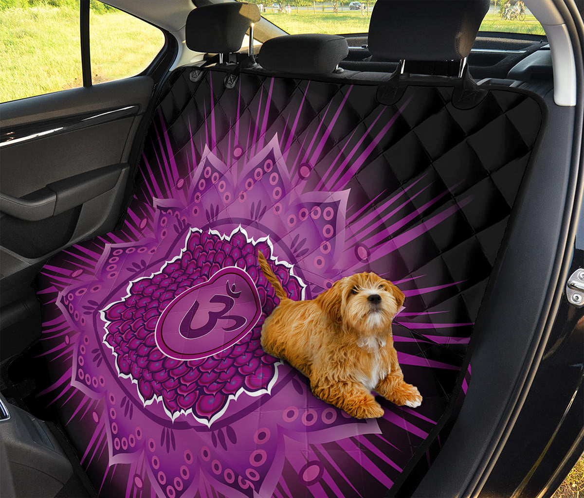 Sahasrara Chakra Mandala Print Pet Car Back Seat Cover