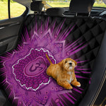 Sahasrara Chakra Mandala Print Pet Car Back Seat Cover
