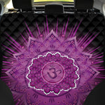 Sahasrara Chakra Mandala Print Pet Car Back Seat Cover