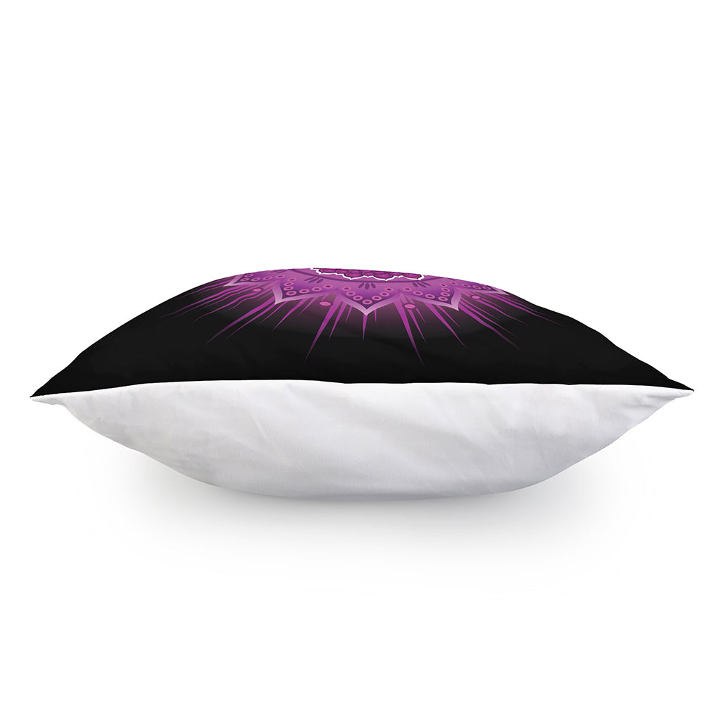 Sahasrara Chakra Mandala Print Pillow Cover