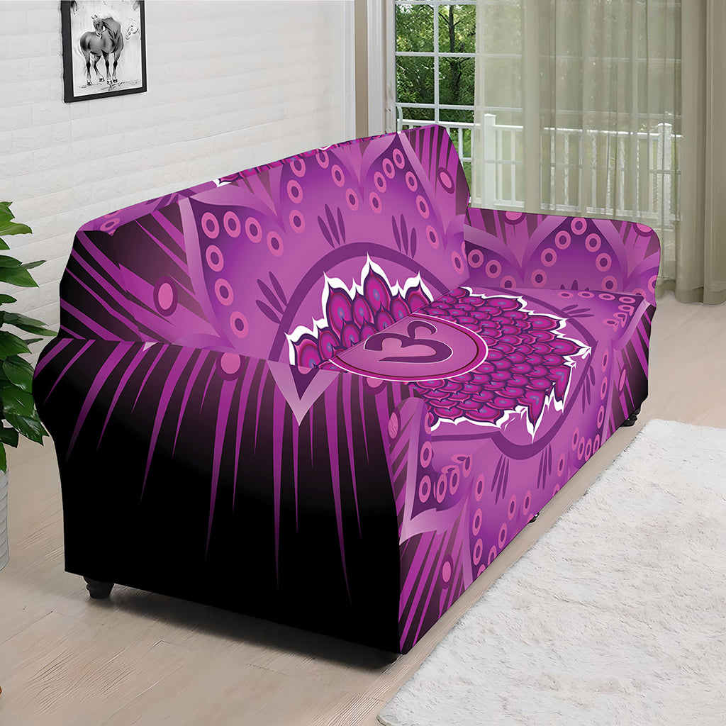 Sahasrara Chakra Mandala Print Sofa Cover