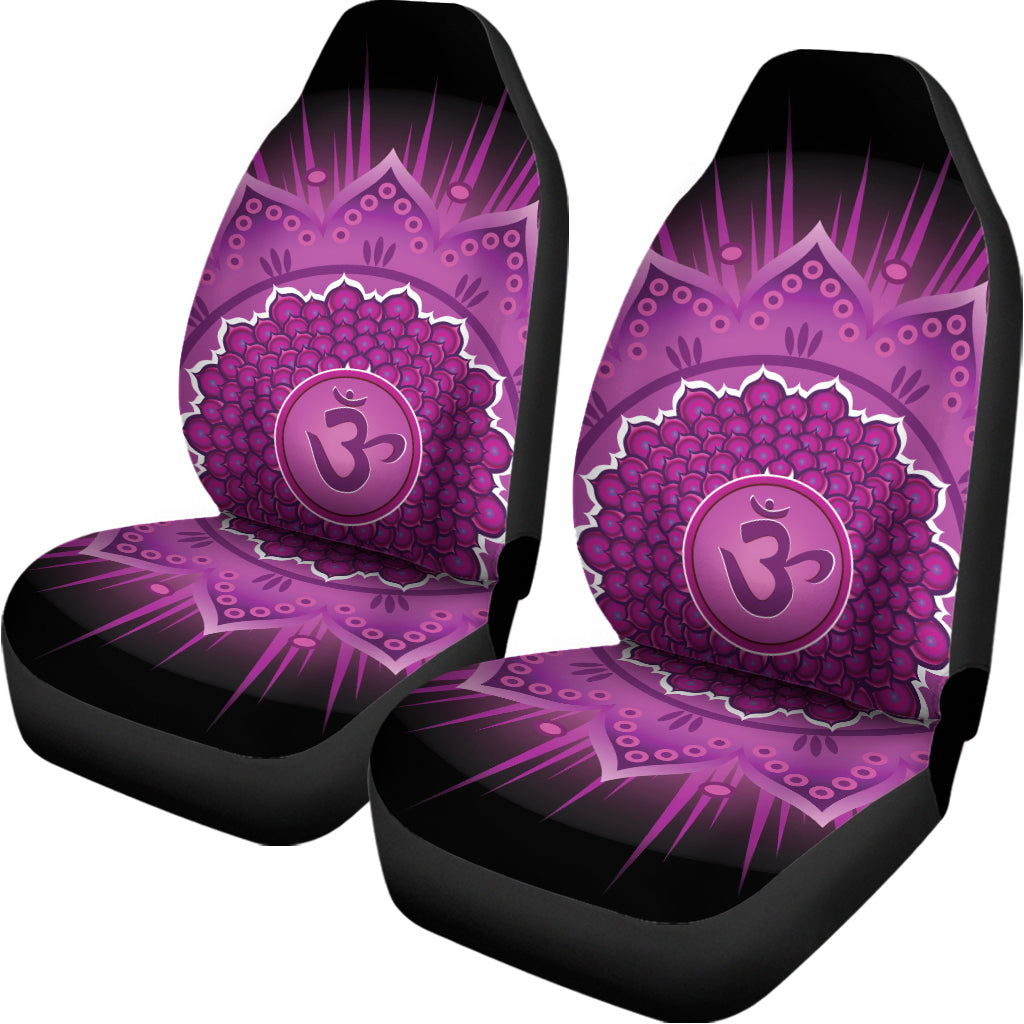 Sahasrara Chakra Mandala Print Universal Fit Car Seat Covers