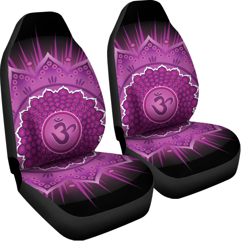 Sahasrara Chakra Mandala Print Universal Fit Car Seat Covers