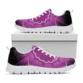 Sahasrara Chakra Mandala Print White Running Shoes