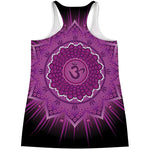 Sahasrara Chakra Mandala Print Women's Racerback Tank Top