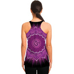 Sahasrara Chakra Mandala Print Women's Racerback Tank Top