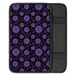 Sahasrara Chakra Pattern Print Car Center Console Cover