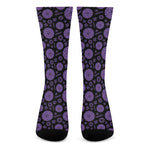 Sahasrara Chakra Pattern Print Crew Socks
