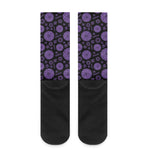 Sahasrara Chakra Pattern Print Crew Socks