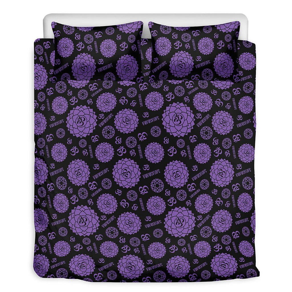 Sahasrara Chakra Pattern Print Duvet Cover Bedding Set