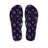 Sahasrara Chakra Pattern Print Flip Flops