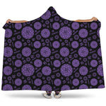 Sahasrara Chakra Pattern Print Hooded Blanket