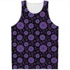 Sahasrara Chakra Pattern Print Men's Tank Top