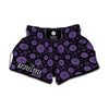 Sahasrara Chakra Pattern Print Muay Thai Boxing Shorts